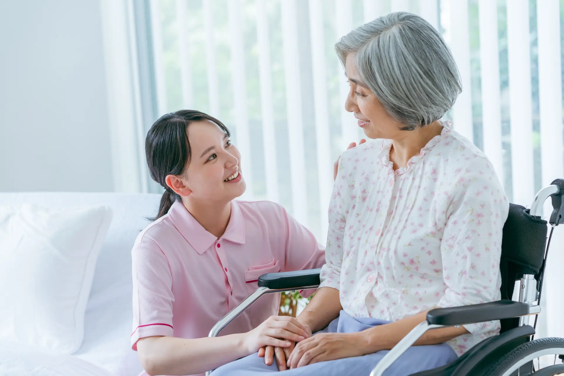 入院介護のお部屋や身の回りをいつも清潔に