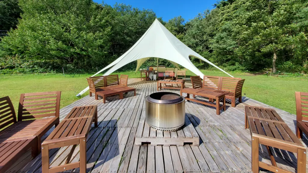 銀精泡シャンプー-キャンプ・バーベキュー-屋外